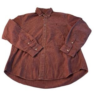 Polo Ralph Lauren Mulberry Button Down Slim Fit  Shirt